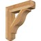 Ekena Millwork Funston Craftsman Rough Sawn Bracket, Western Red Cedar, 6"W x 30"D x 30"H BKT06X30X30FST04RWR - alternate 1